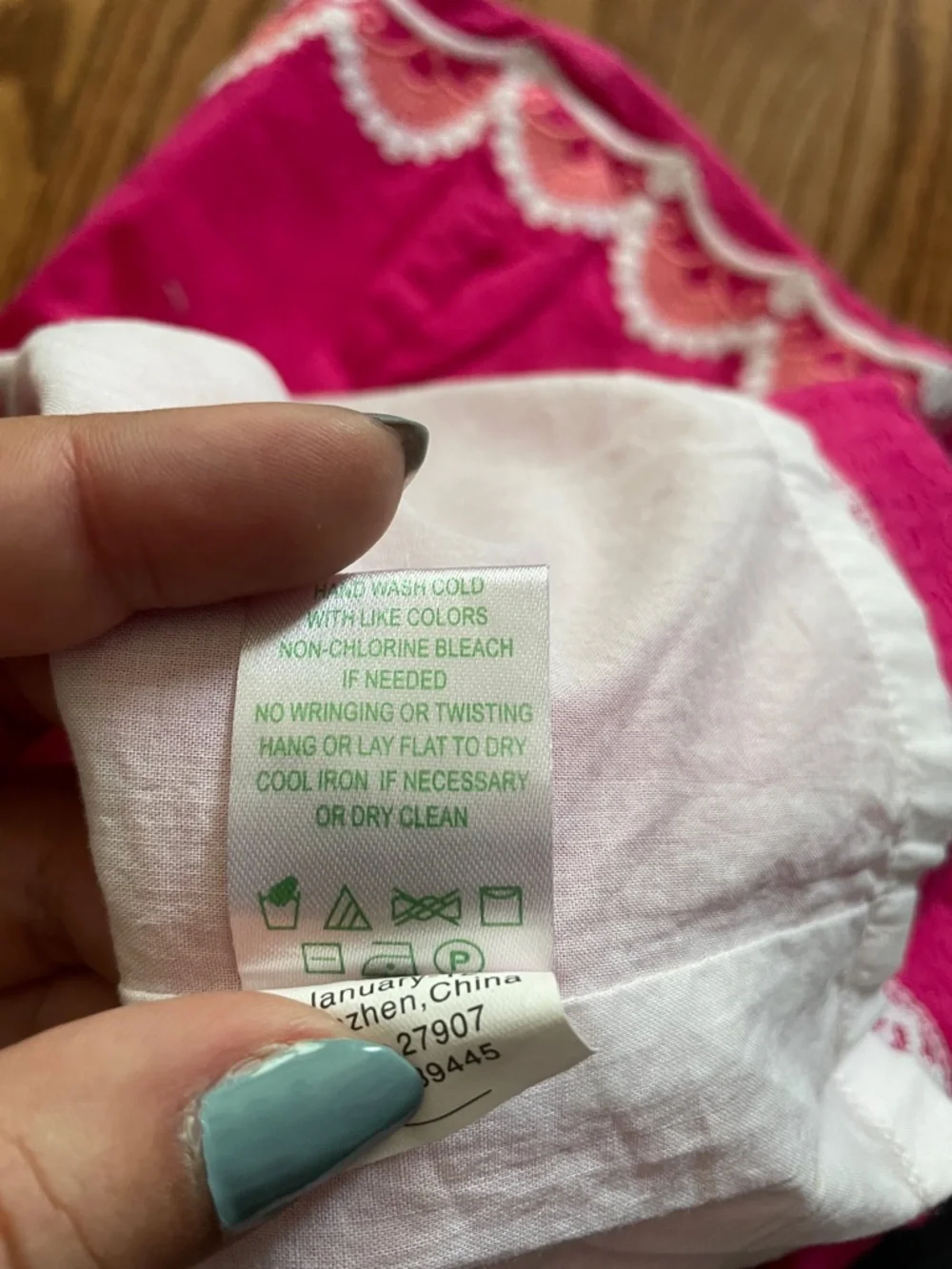 Lilly Pulitzer Pink Embroidered Strapless Dress Women’s Sz 4 - Picture 11 of 11